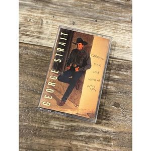 George strait - carrying your love with me. Cassette tape.
